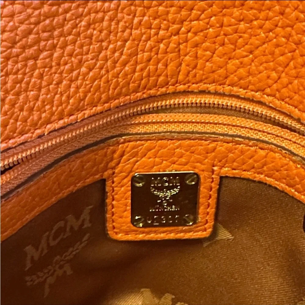 Authentic MCM Leather Two-way Studded Crossbody/Shoulder Bag
